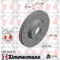 Zimmermann Brake Disc - Sport/Coated, 400.3664.52 400.3664.52